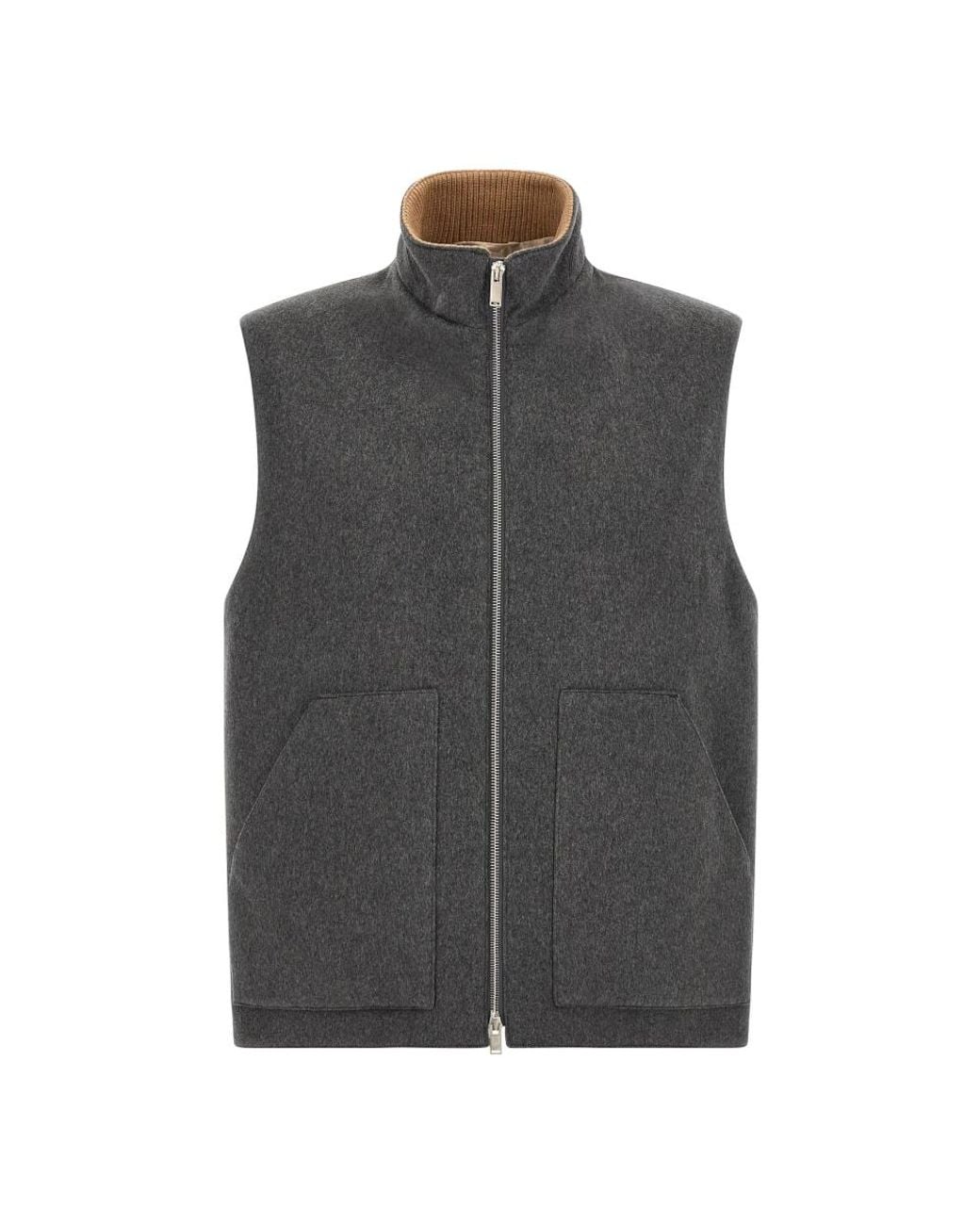 Lardini Gray Waistcoats for men