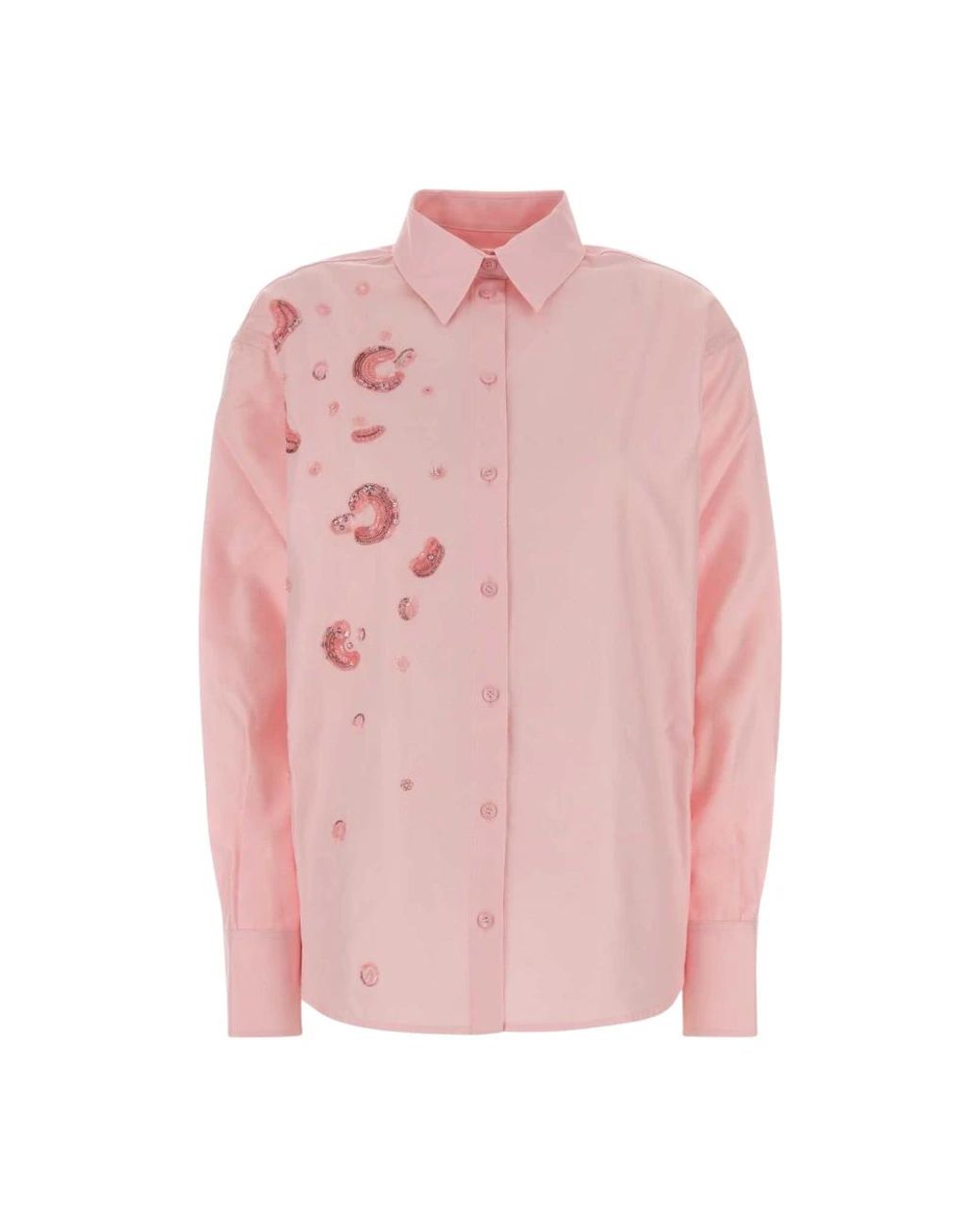 Des Phemmes Overhemden ,Roze ,Katoen Oxford Shirt in het Pink