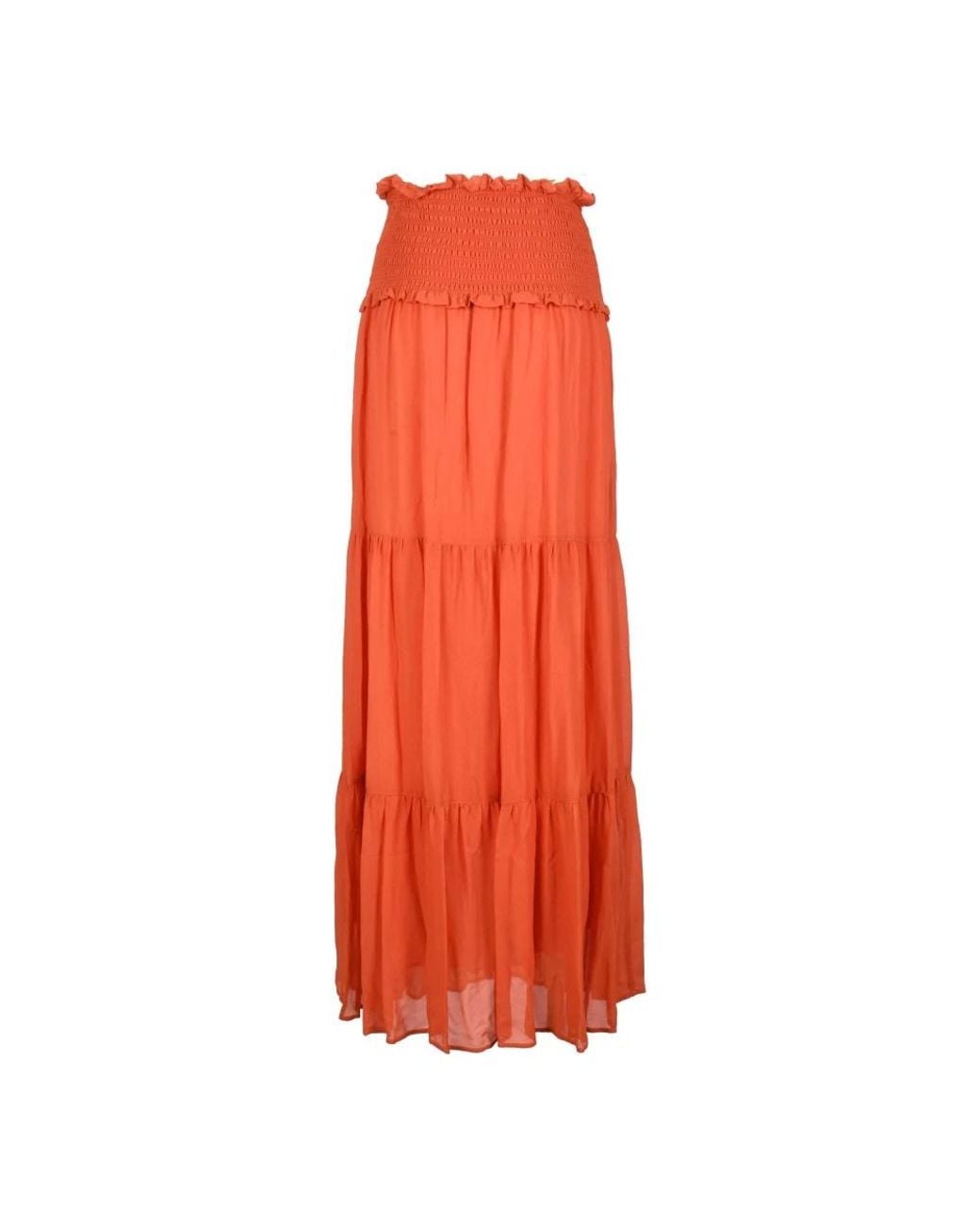 Maxi Skirts Dondup de color Orange