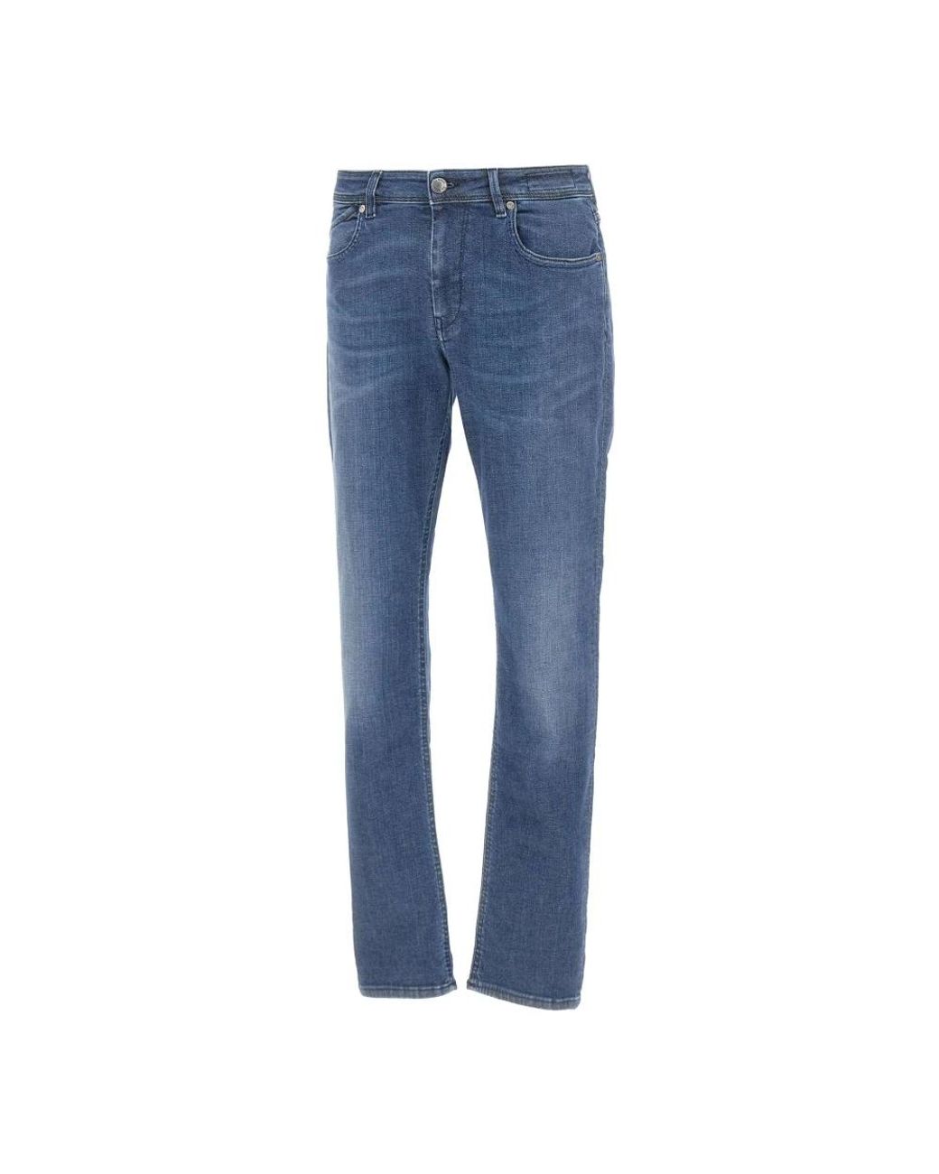 Re-hash Blue Straight Jeans for men