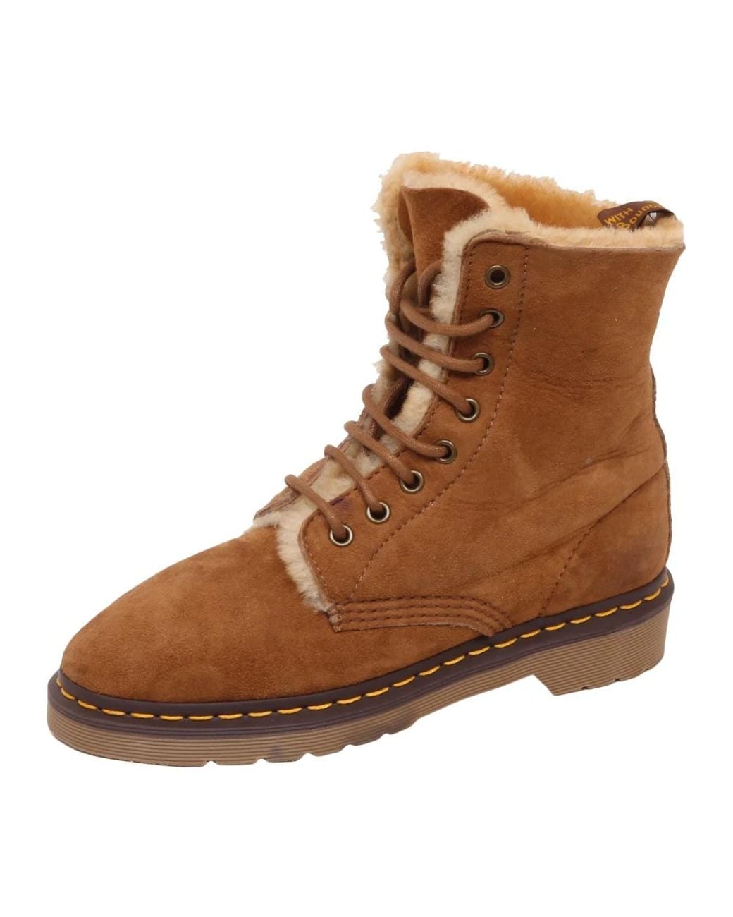 Dr. Martens Brown Lace-Up Boots