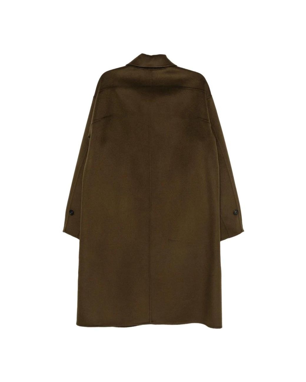 Emporio Armani Green Single-Breasted Coats for men