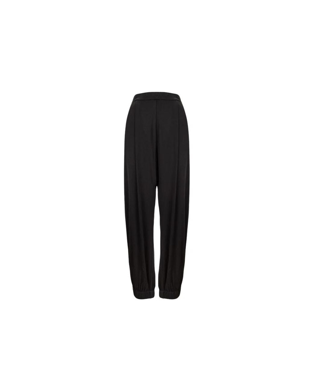 Elisabetta Franchi Black Tapered Trousers