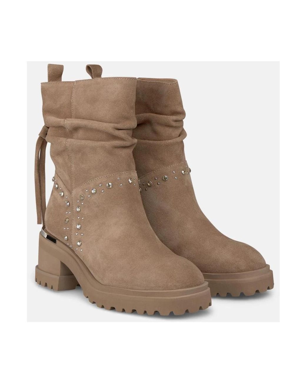 Alma En Pena. Brown Heeled Boots