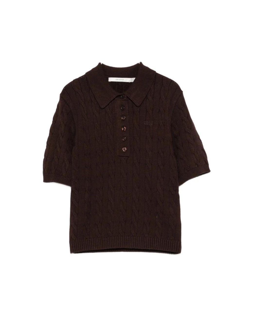 Gestuz Thilla Polo Pullover in het Brown