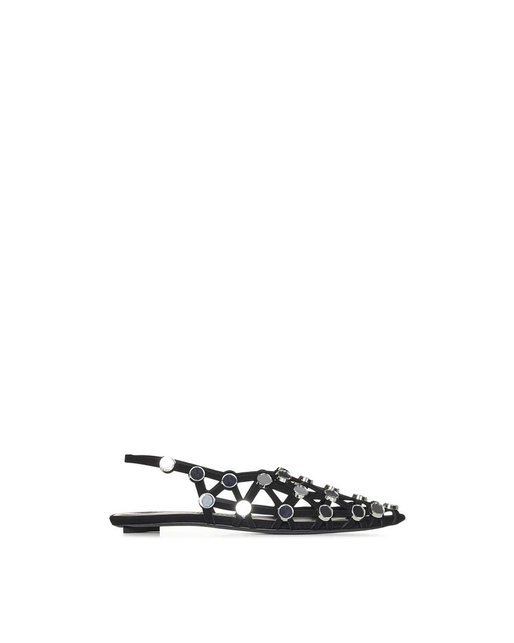 The Attico Black Ballerinas