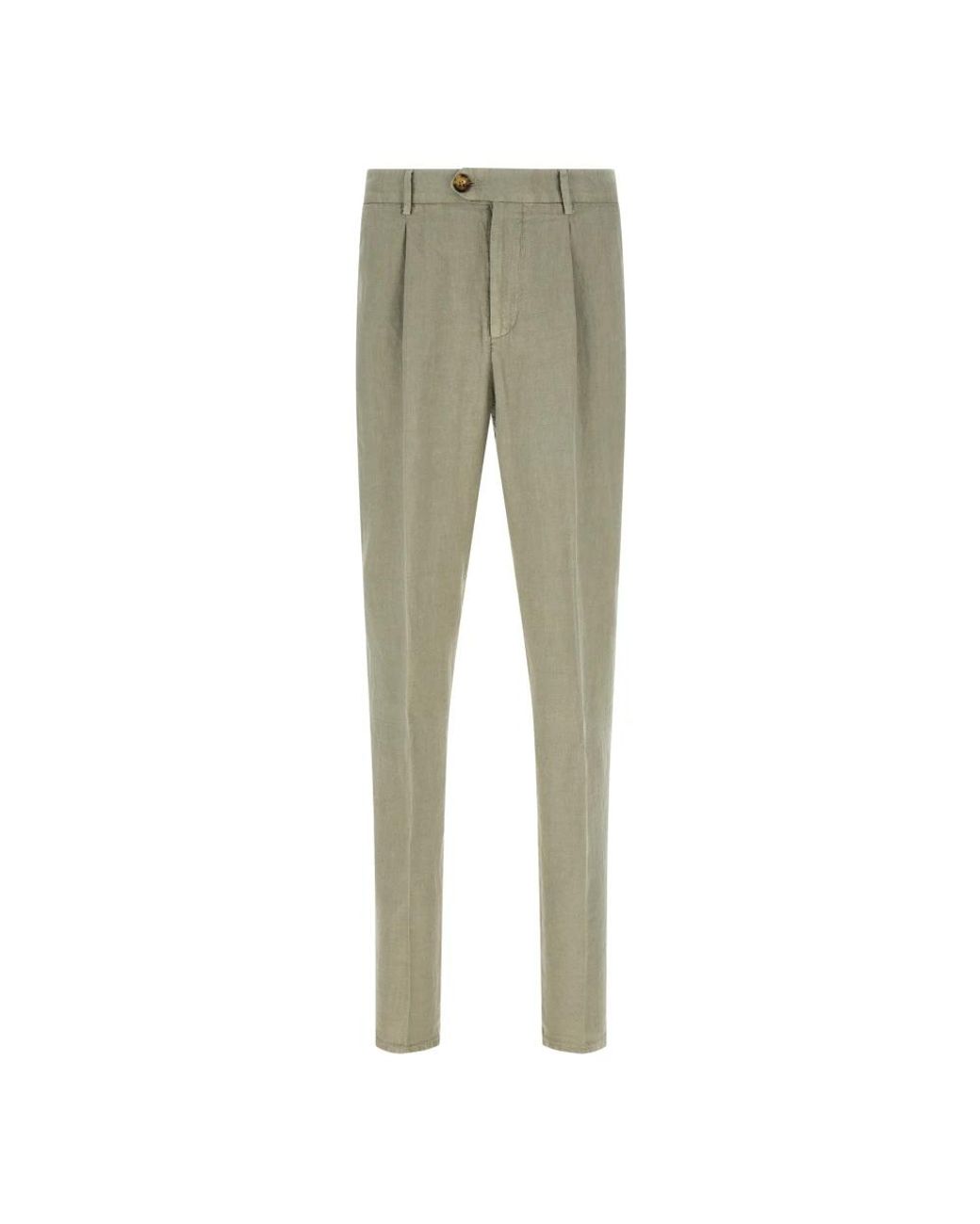 Brunello Cucinelli Green Chinos for men