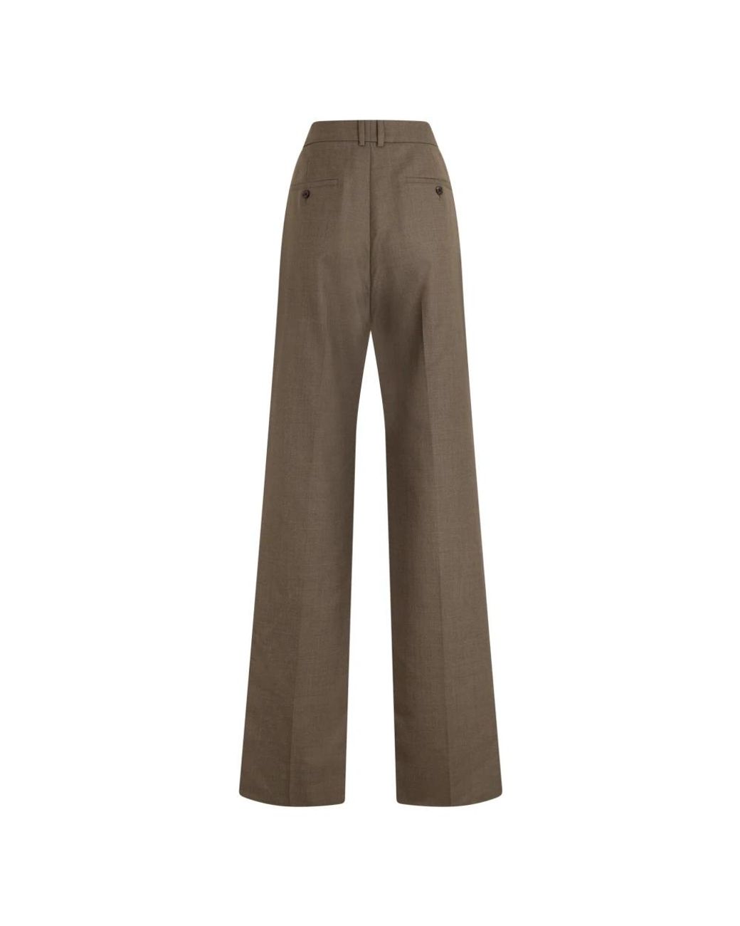 Saint Laurent Brown Wide Trousers