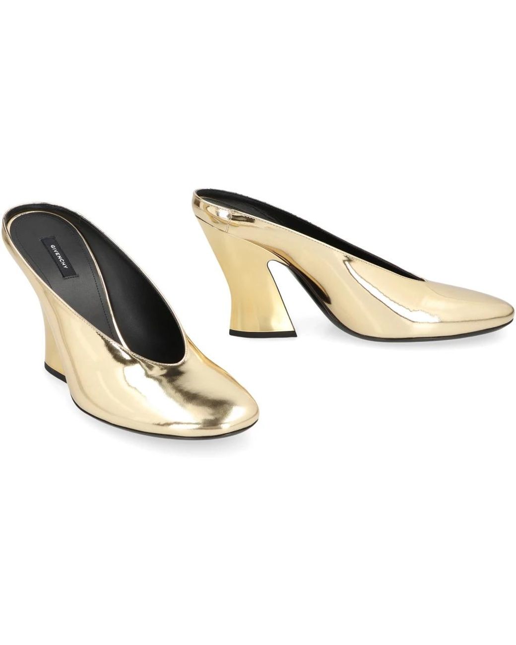 Givenchy White Heeled Mules