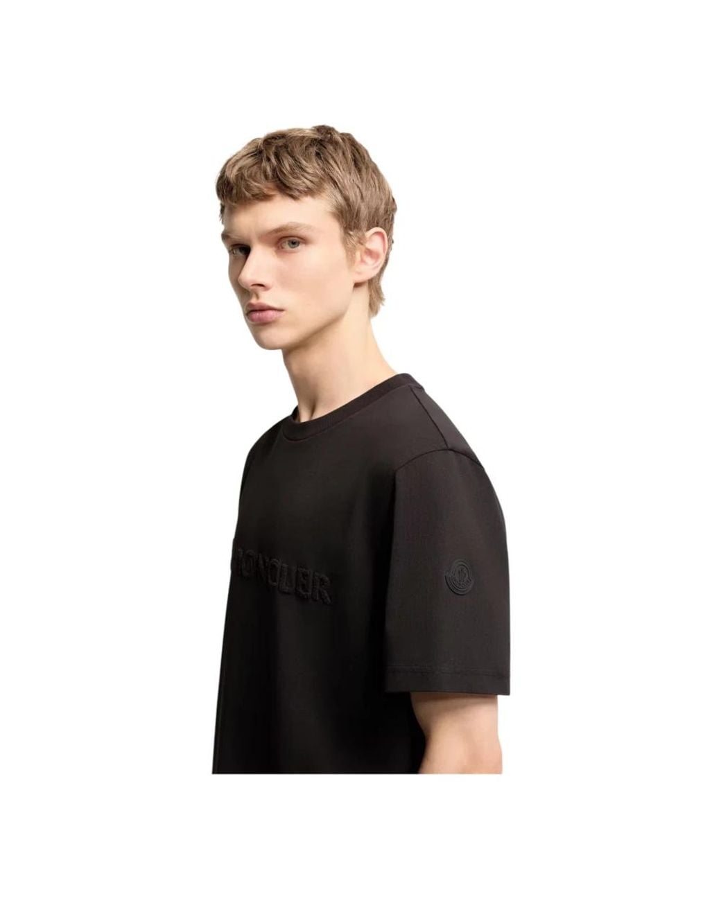 Moncler Black T-Shirts for men