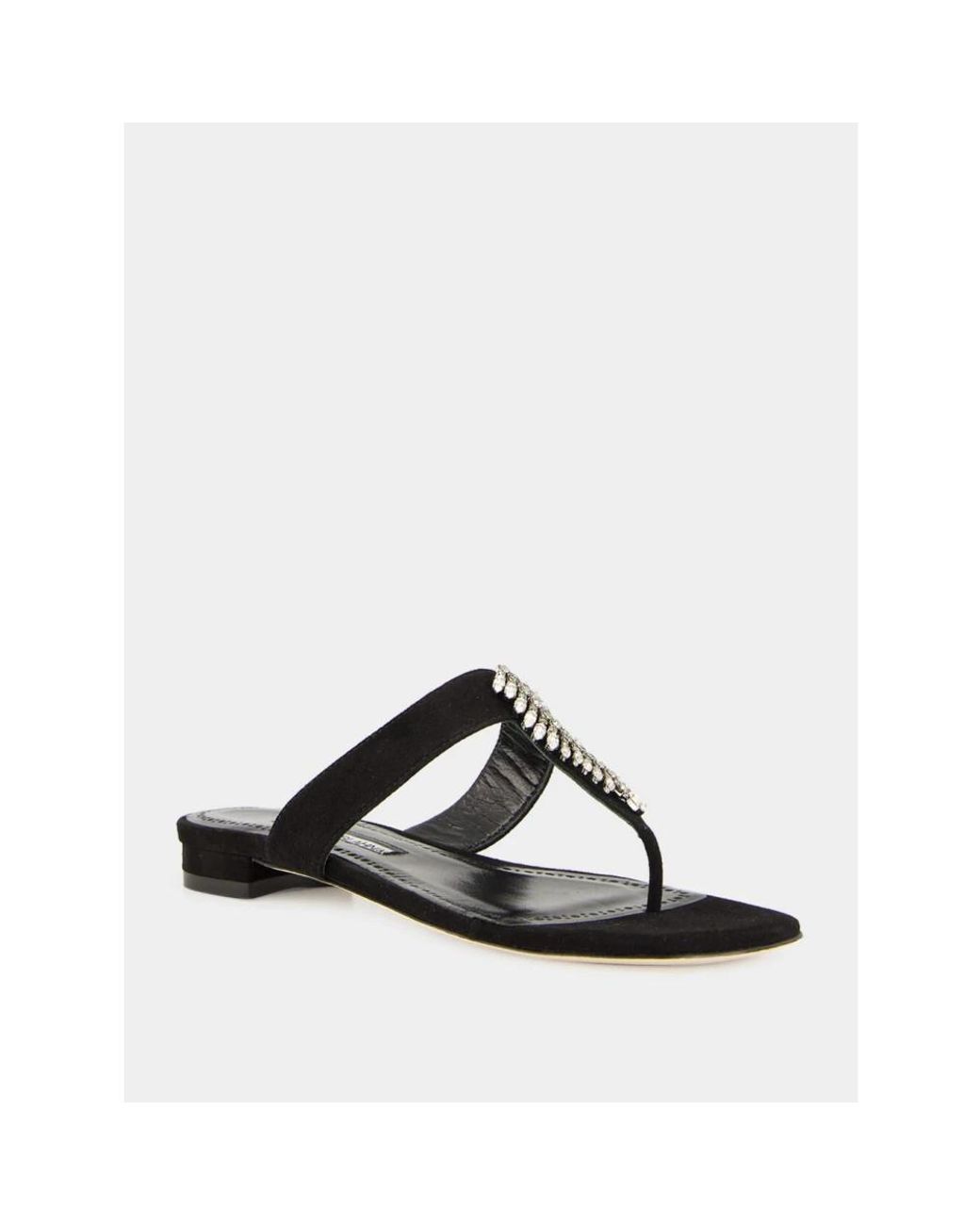 Flip Flops Manolo Blahnik en coloris Black