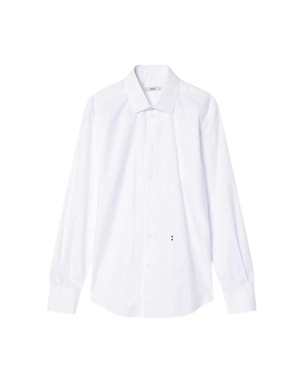Fendi White Formal Shirts for men