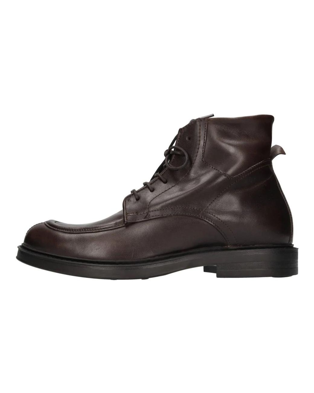 Hundred 100 Brown Lace-Up Boots for men