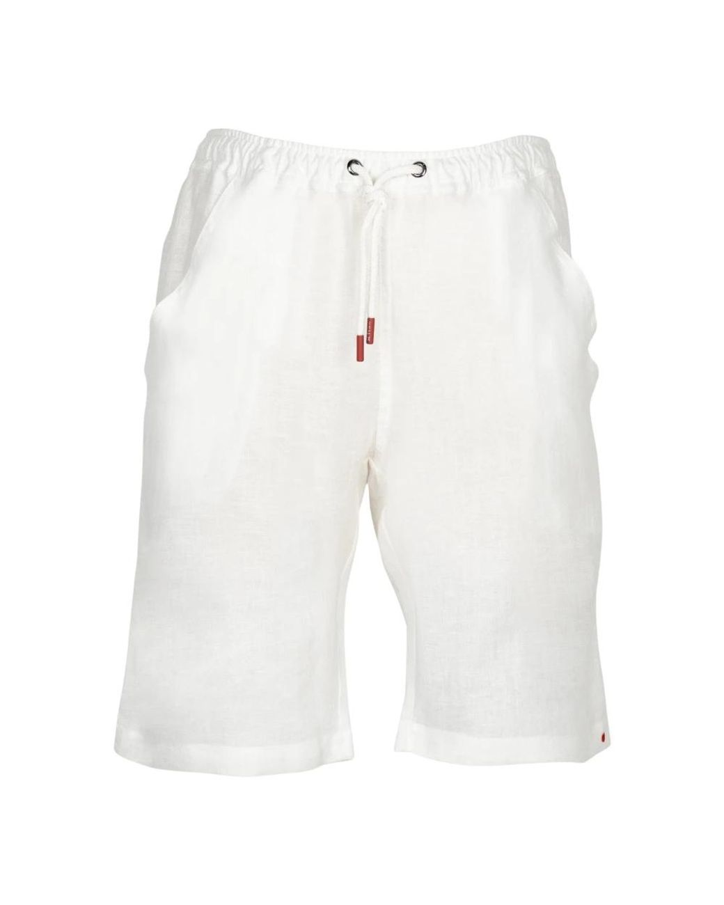 Kiton Short Pants in het White voor heren