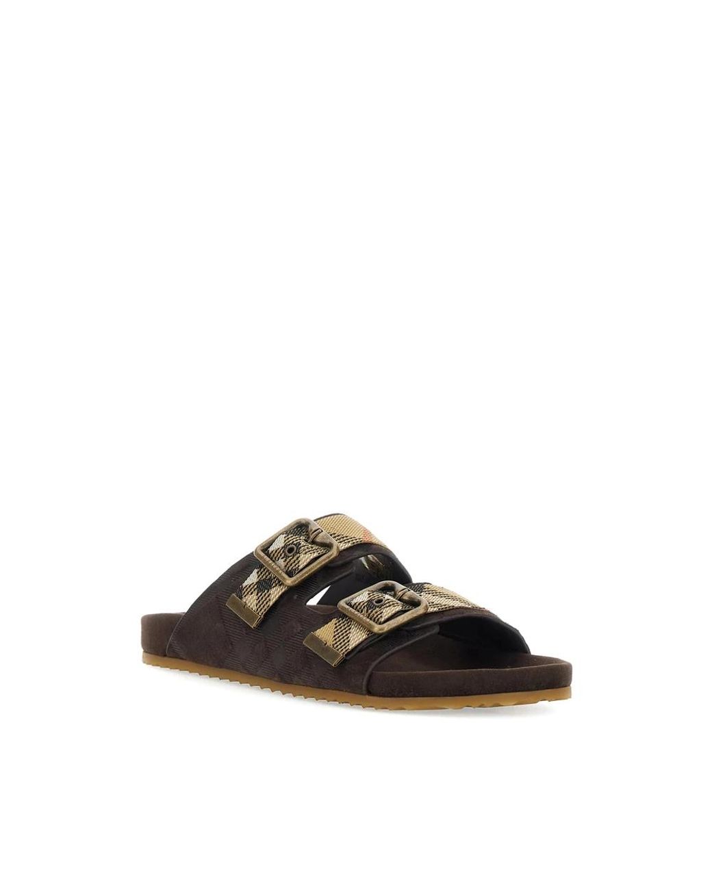 Sliders di Burberry in Brown