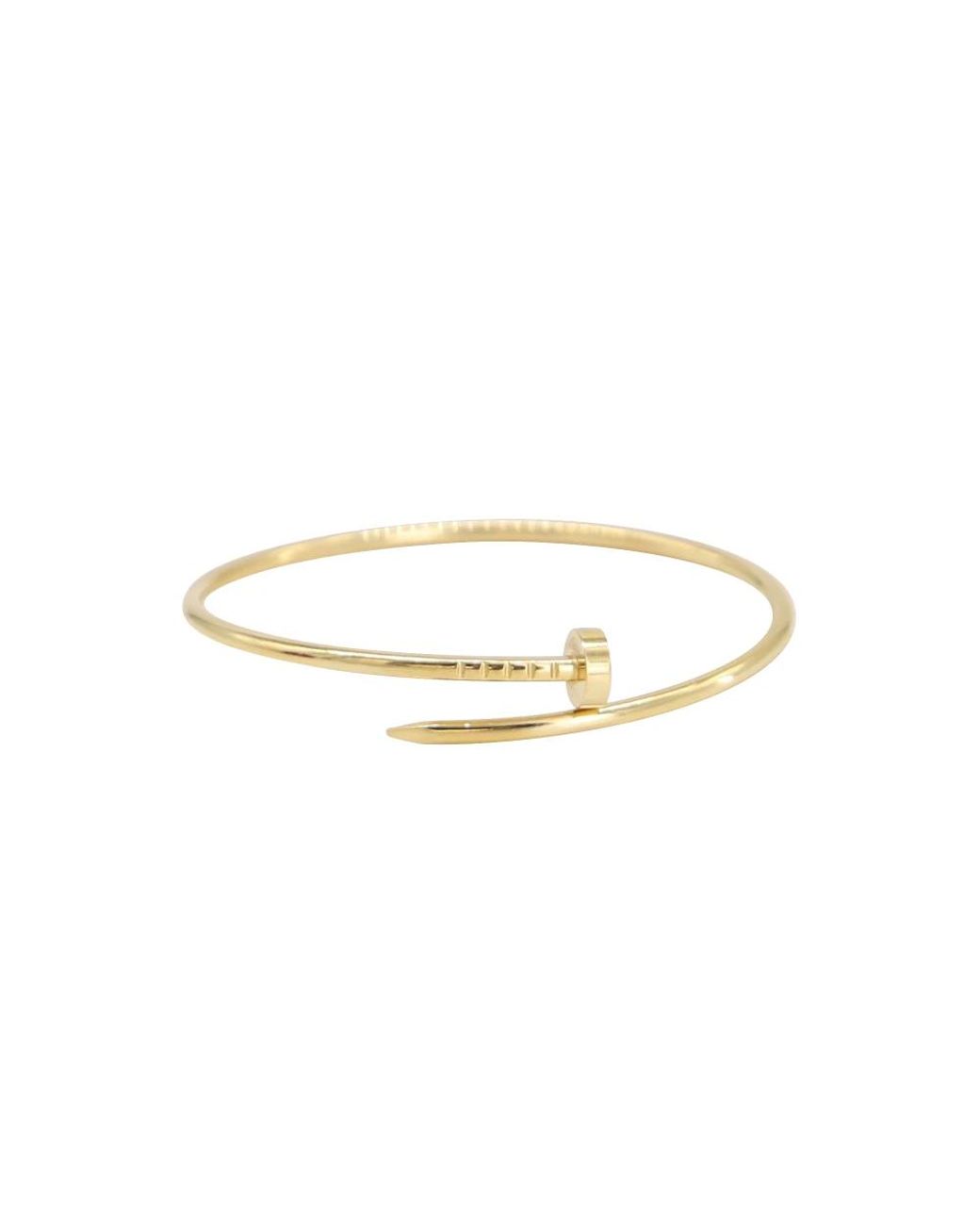 Cartier juste un clou bracelet in yellow 18k gold Cartier en coloris  Métallisé | Lyst