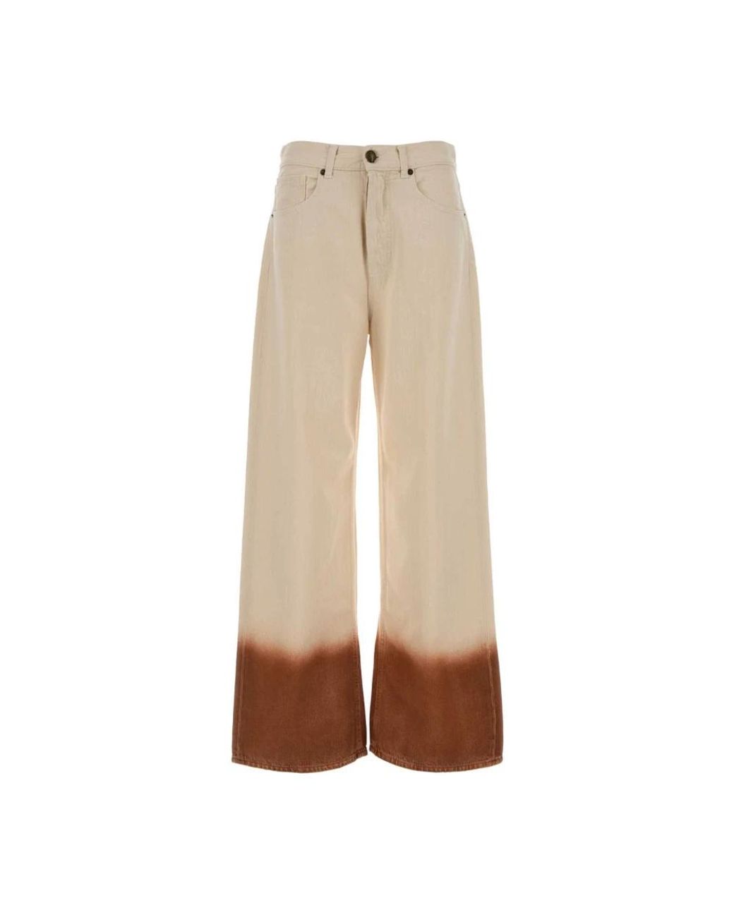 Alanui Natural Wide Jeans