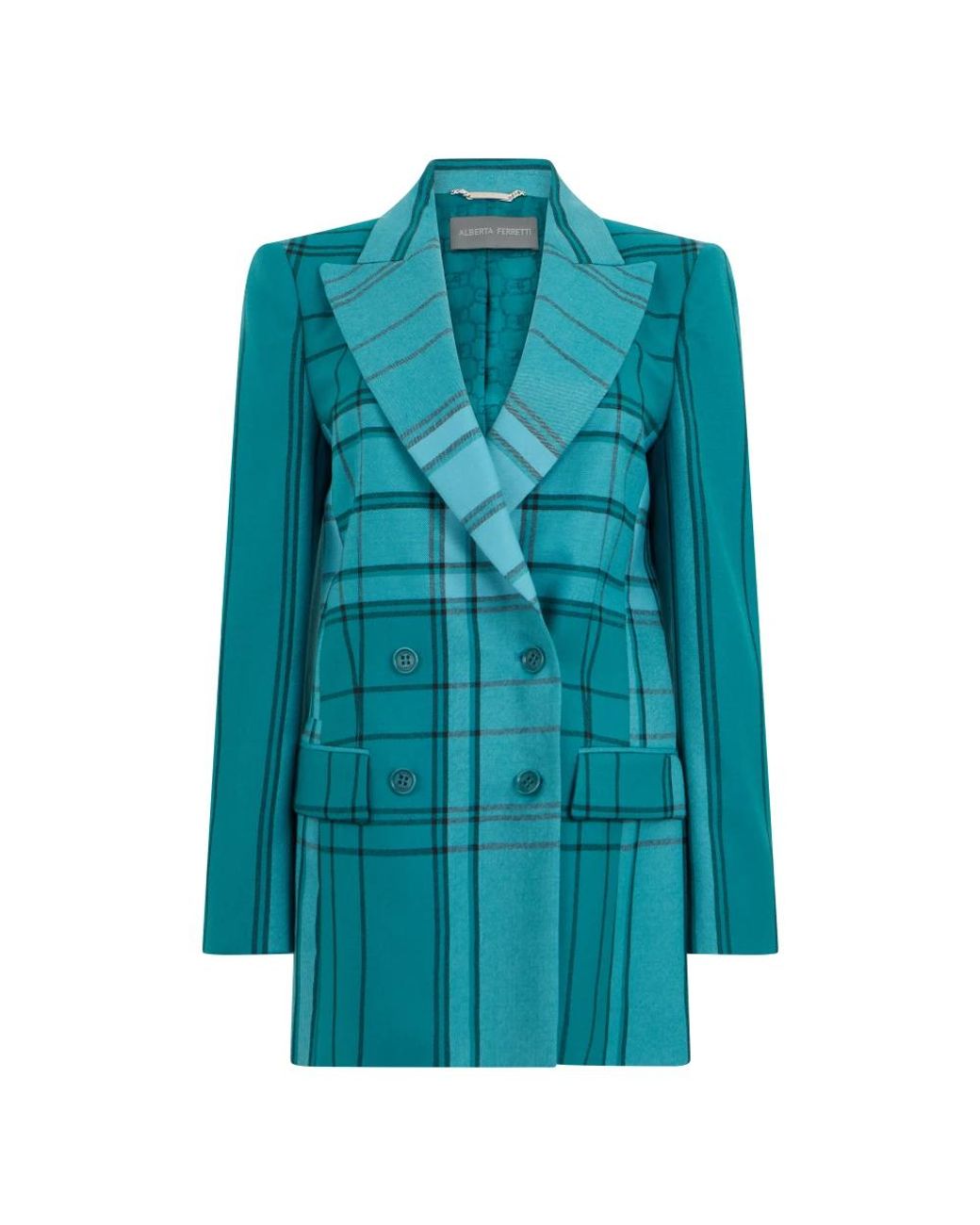 Alberta Ferretti Blue Blazers