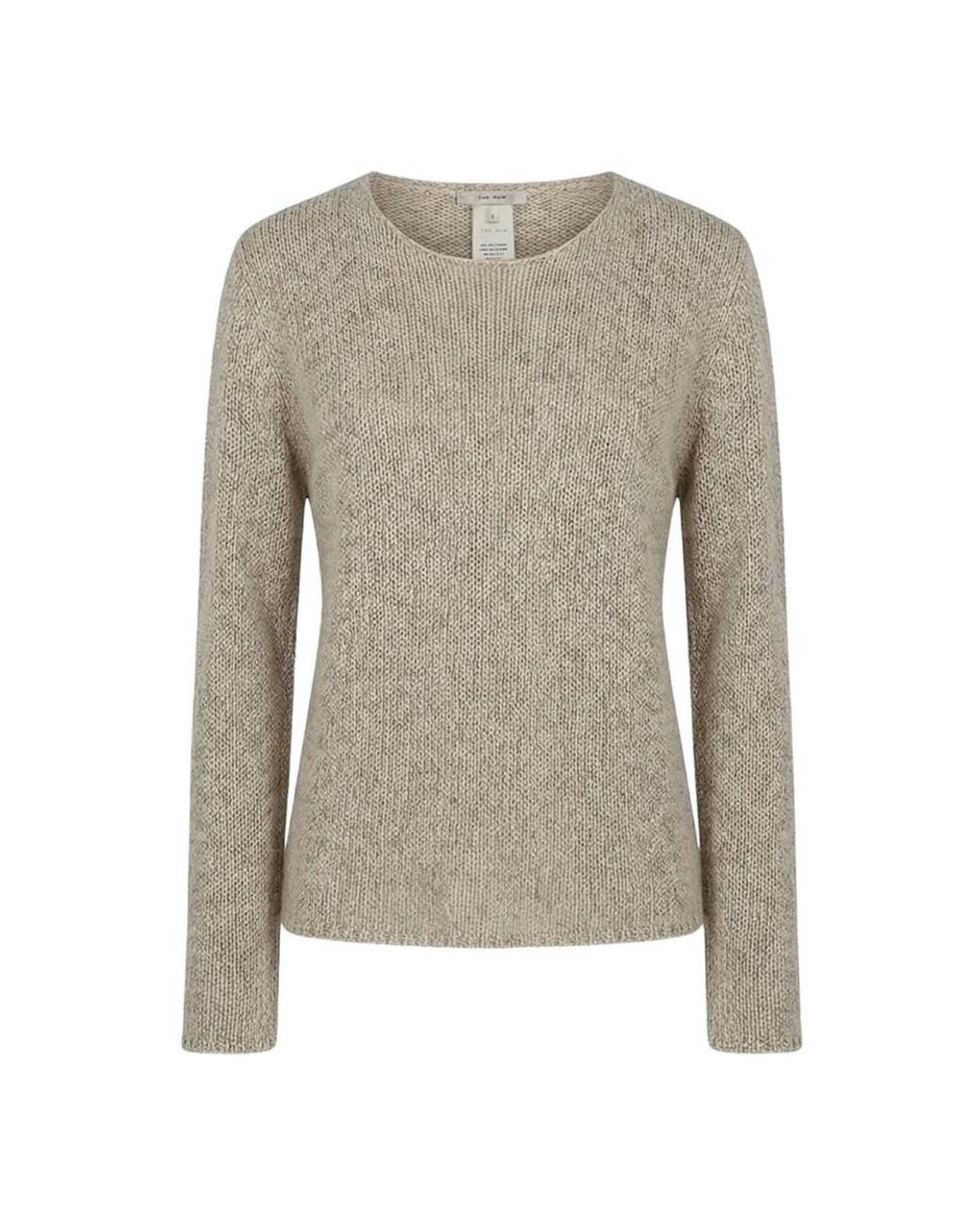 The Row Gray Cashmere Knitwear