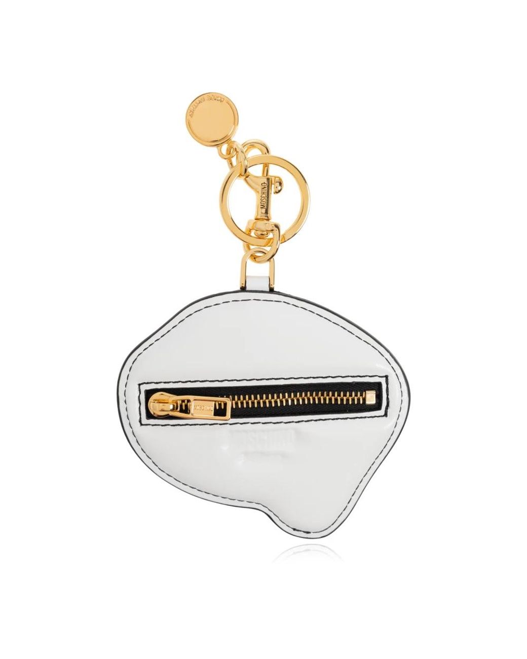 Moschino Metallic Keyrings for men