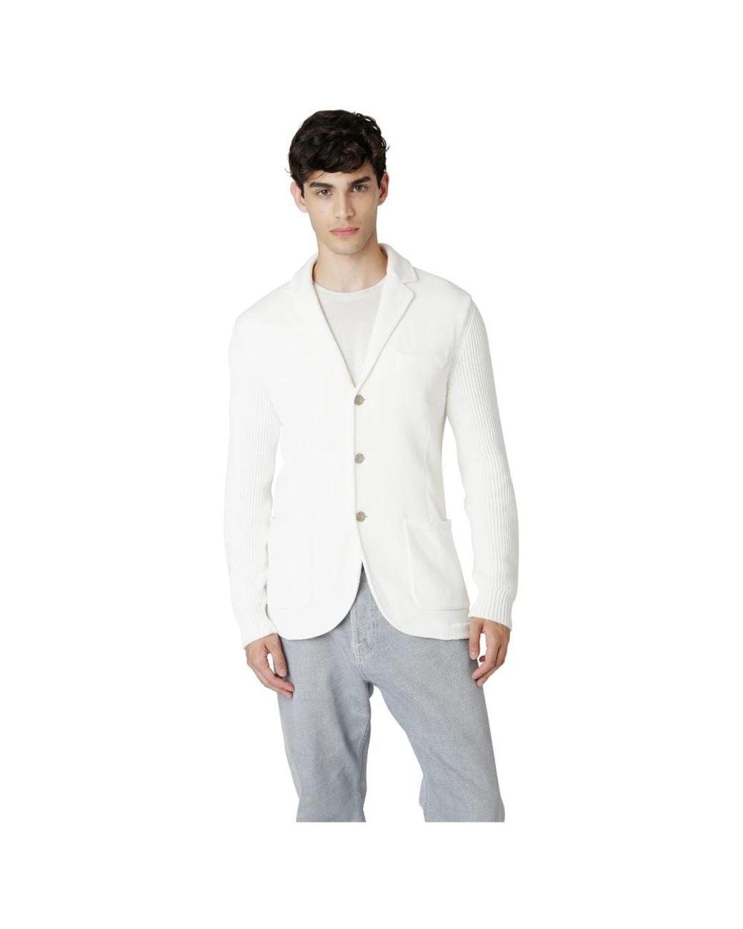 Cardigans Eleventy pour homme en coloris White