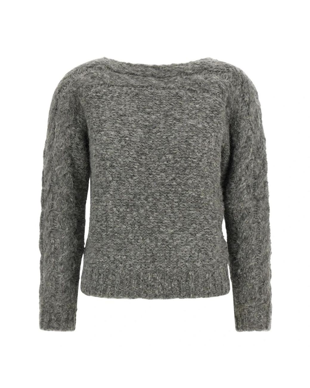 Isabel Marant Gray Round-Neck Knitwear