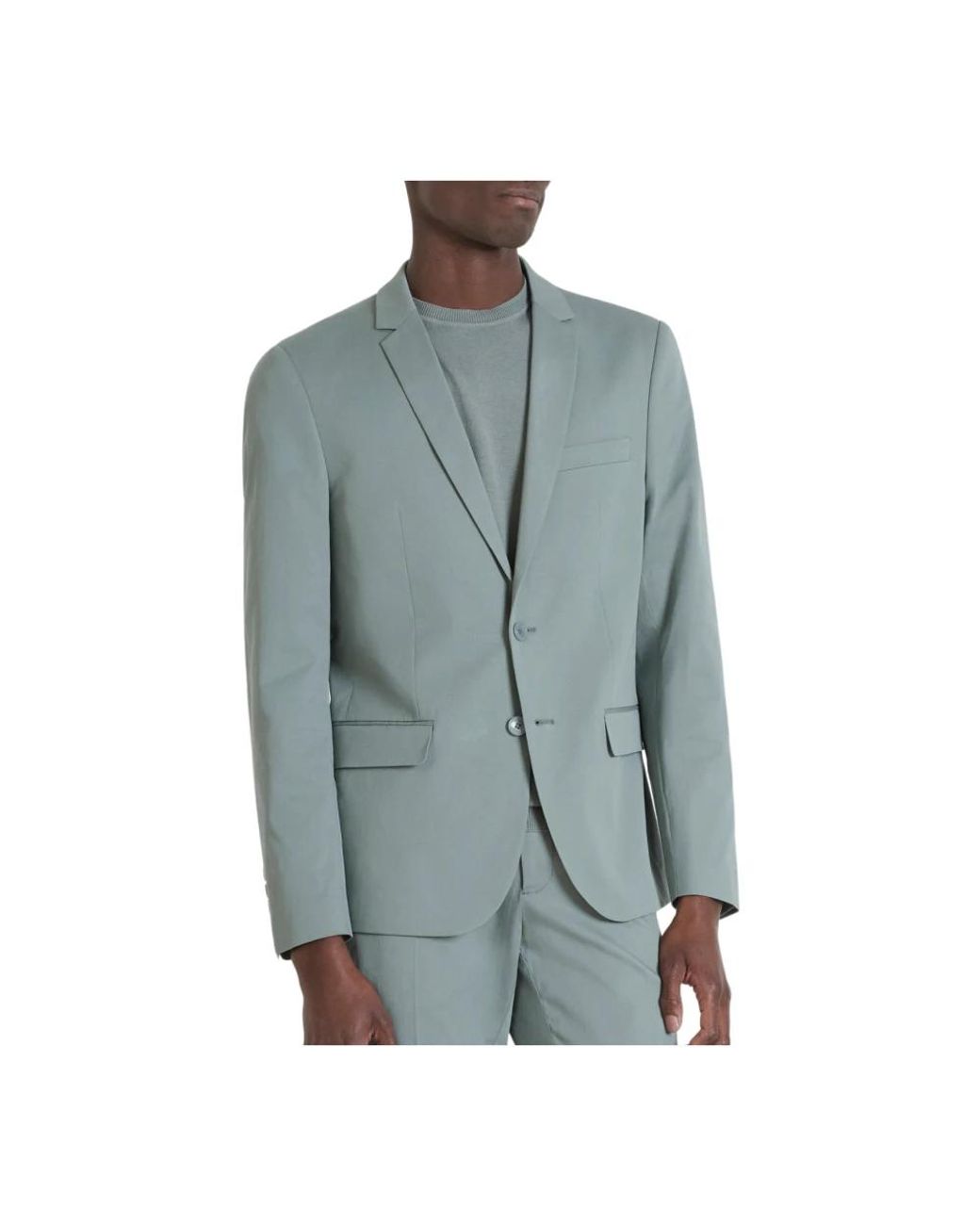 Antony Morato Jassen ,Blauw ,Slim Fit Groene Jas Bonnie Stijl in het Blue voor heren