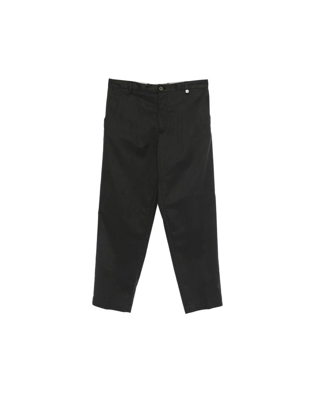 Myths Black Straight Trousers for men