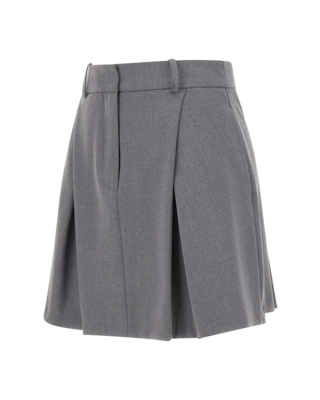 Kaos Gray Short Skirts