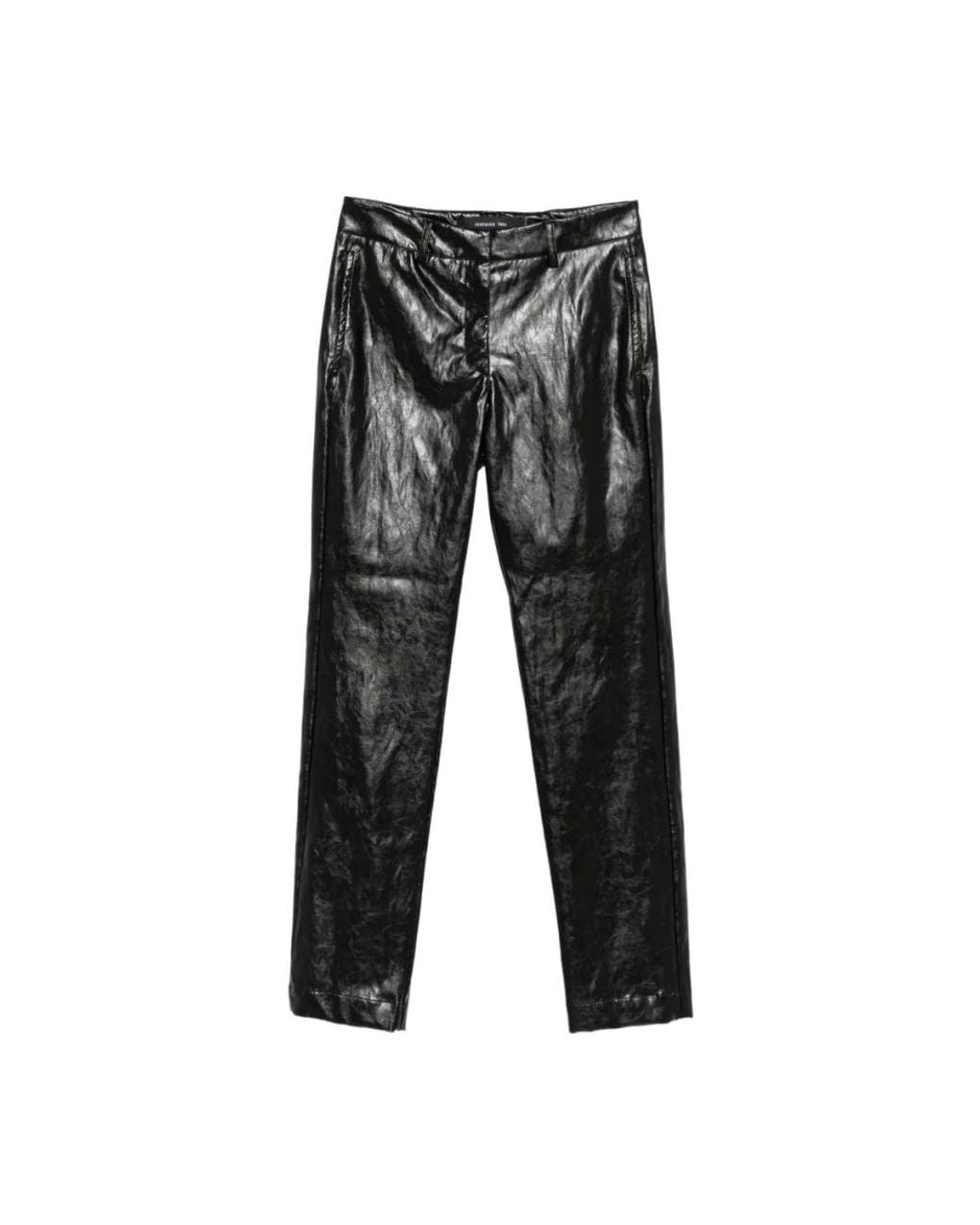 FEDERICA TOSI Gray Slim-Fit Trousers