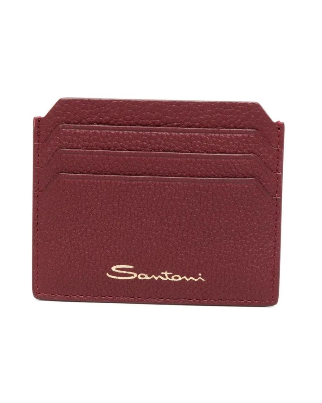 Wallets & Cardholders di Santoni in Red