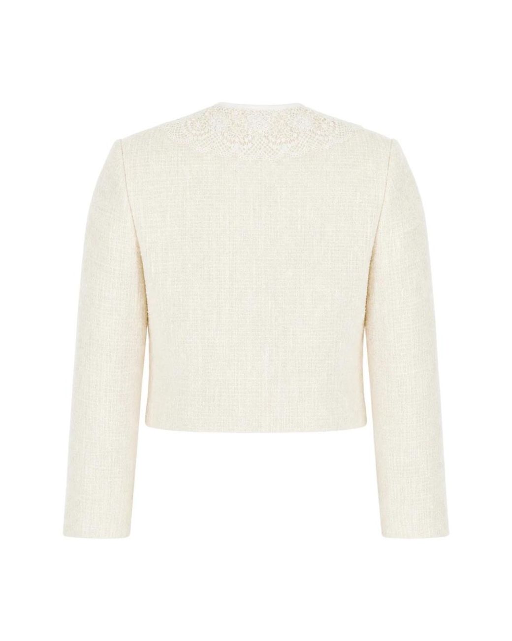 Self-Portrait White Tweed Jackets