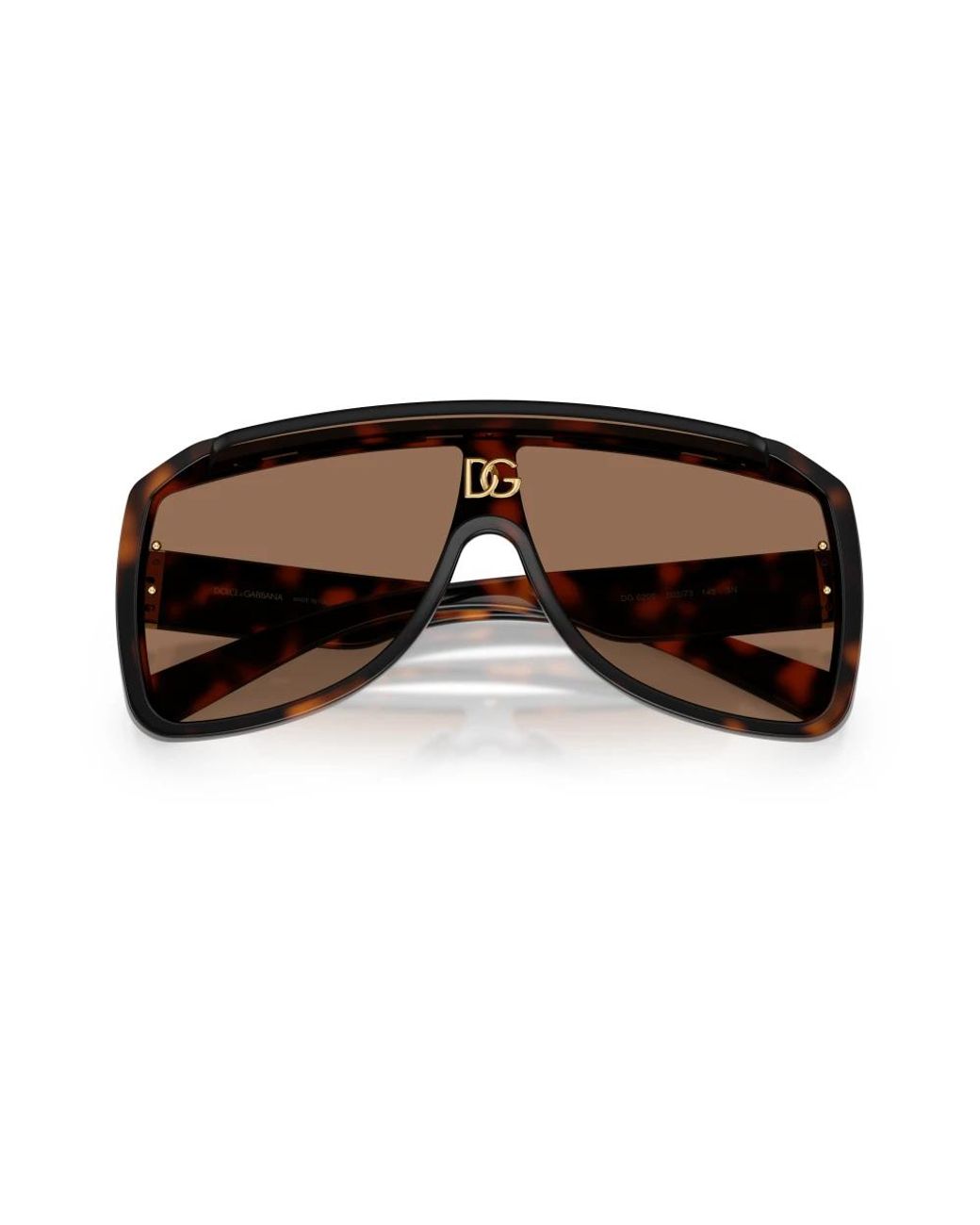Dolce & Gabbana Brown Pilotenbrille