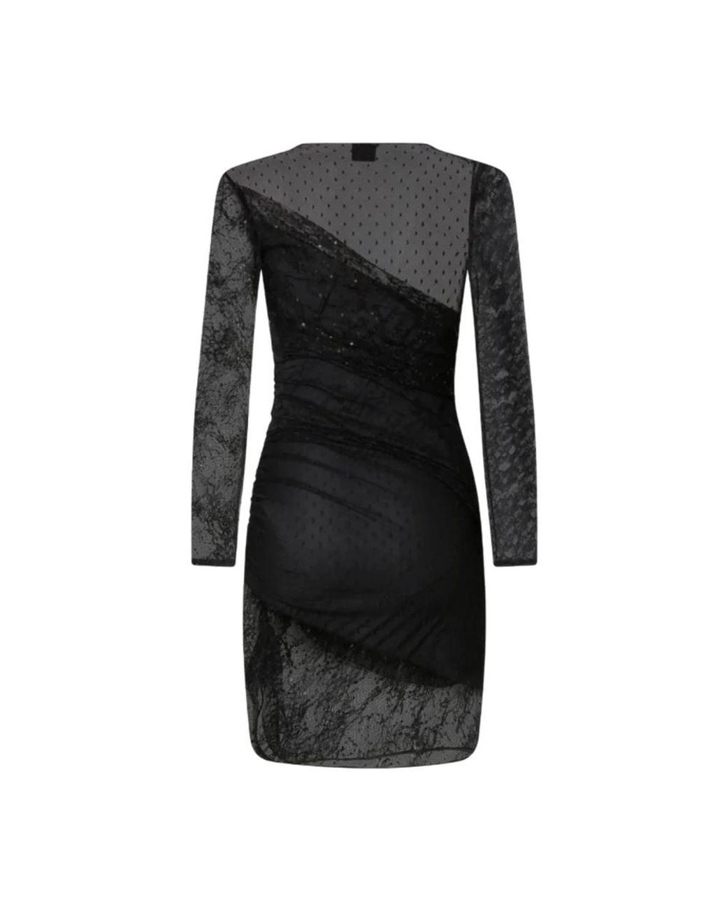 Pinko Backgammon Dress in het Black