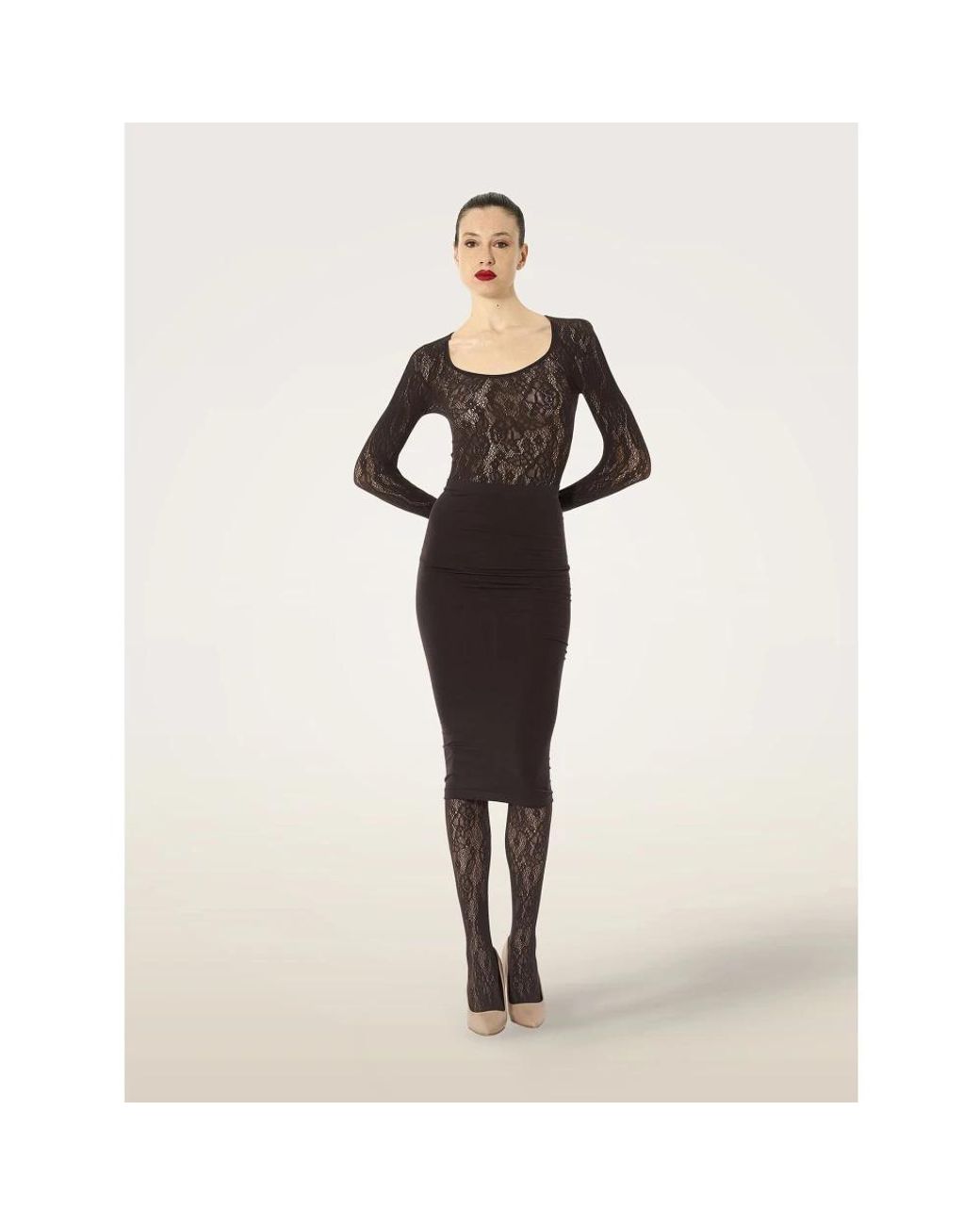 Wolford Brown Pencil Skirts