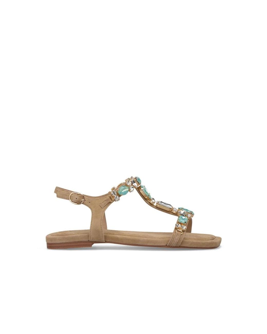Alma En Pena. Brown Flat Sandals