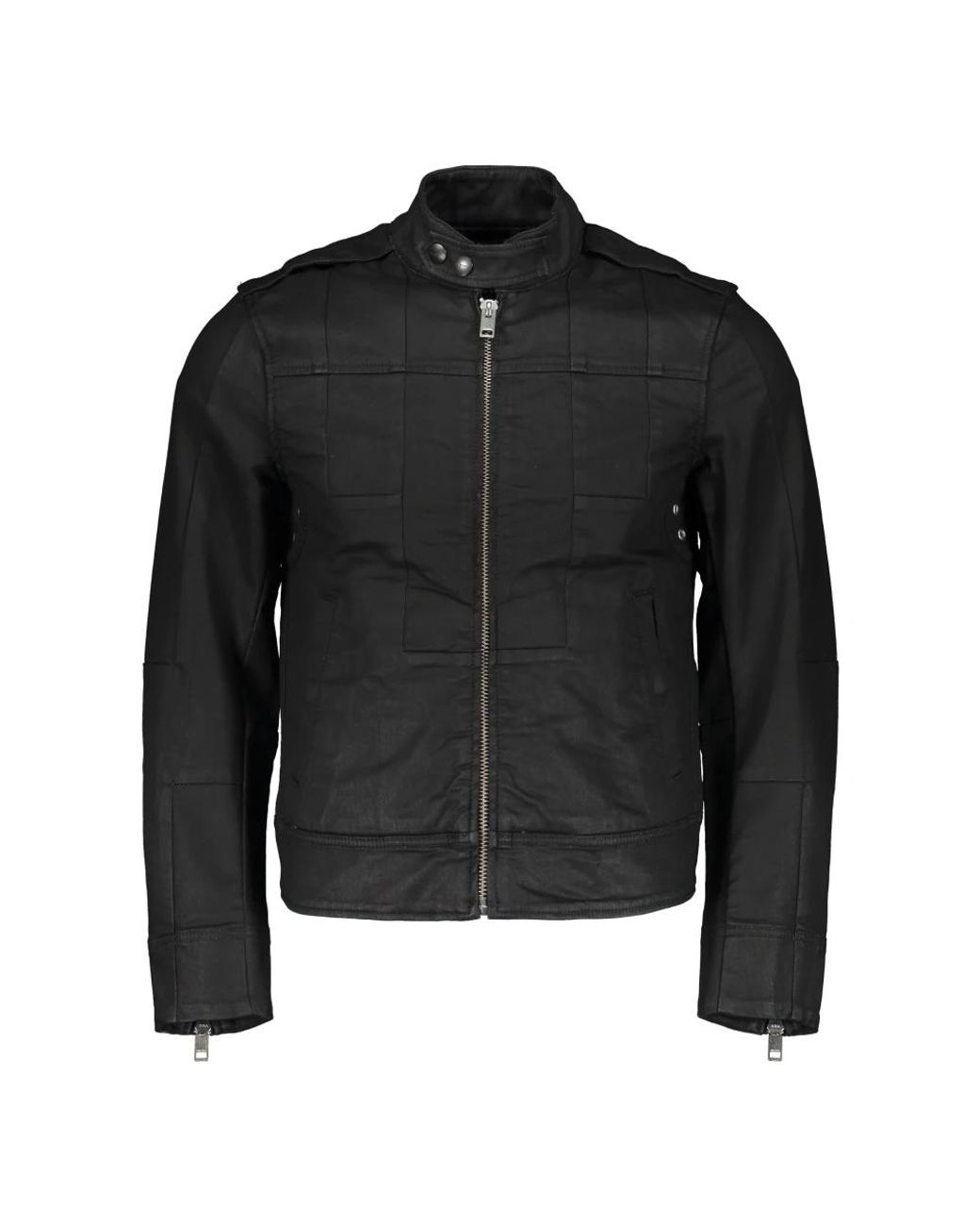 DIESEL Black Light Jackets for men