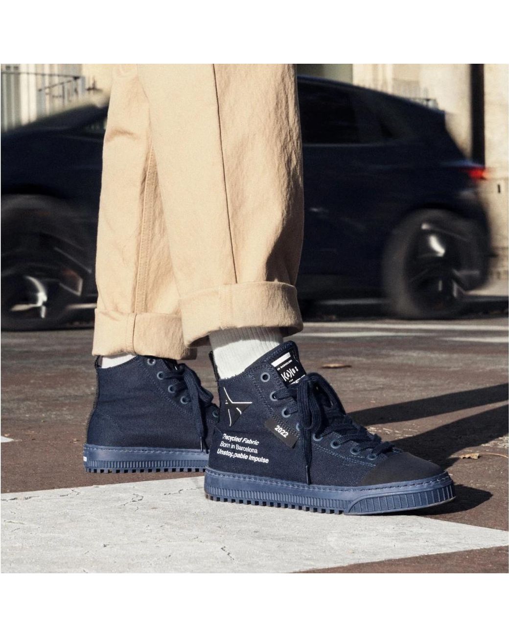 MIKAKUS Barcelona Blue Sneakers
