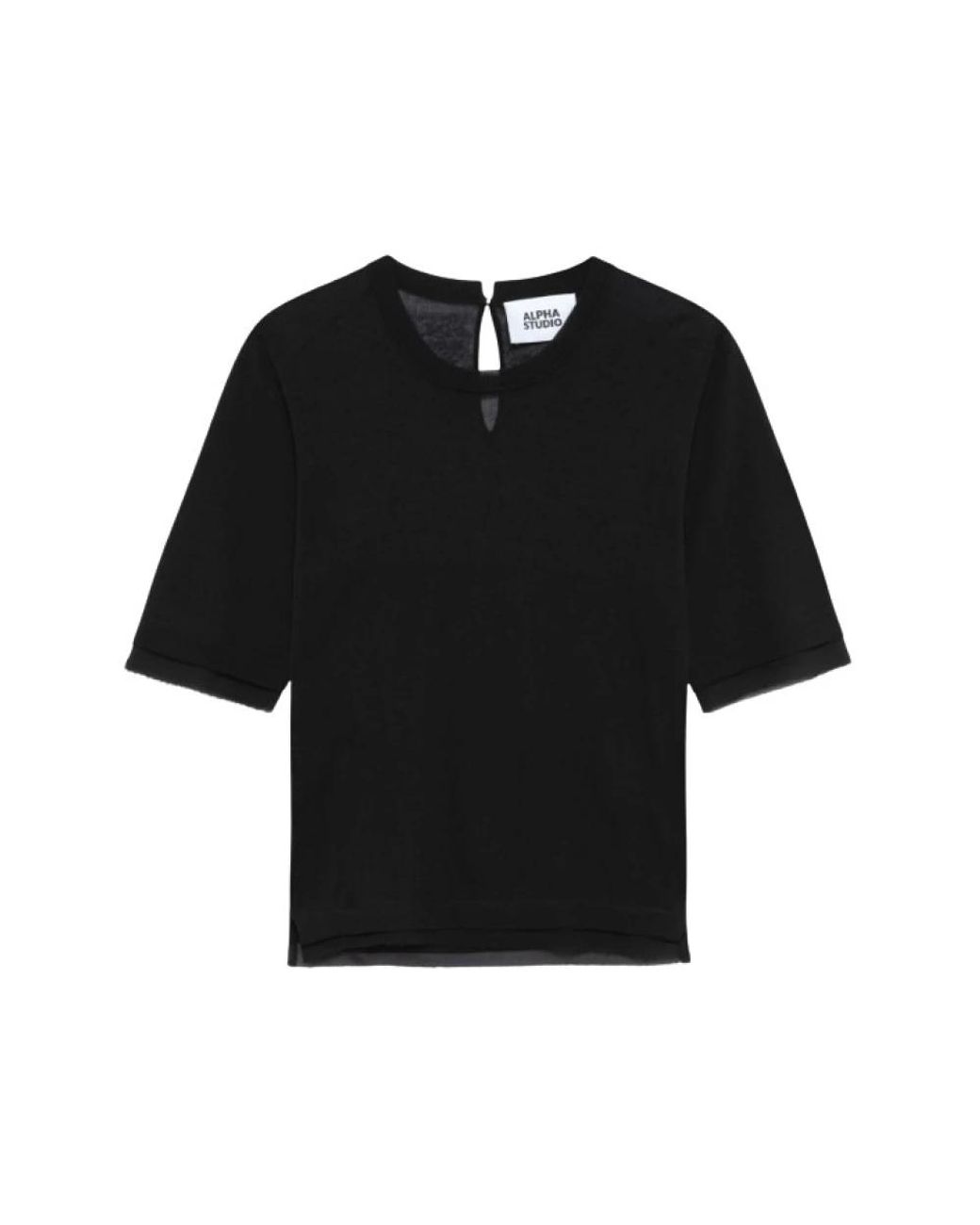 Alpha Studio Black T-Shirts