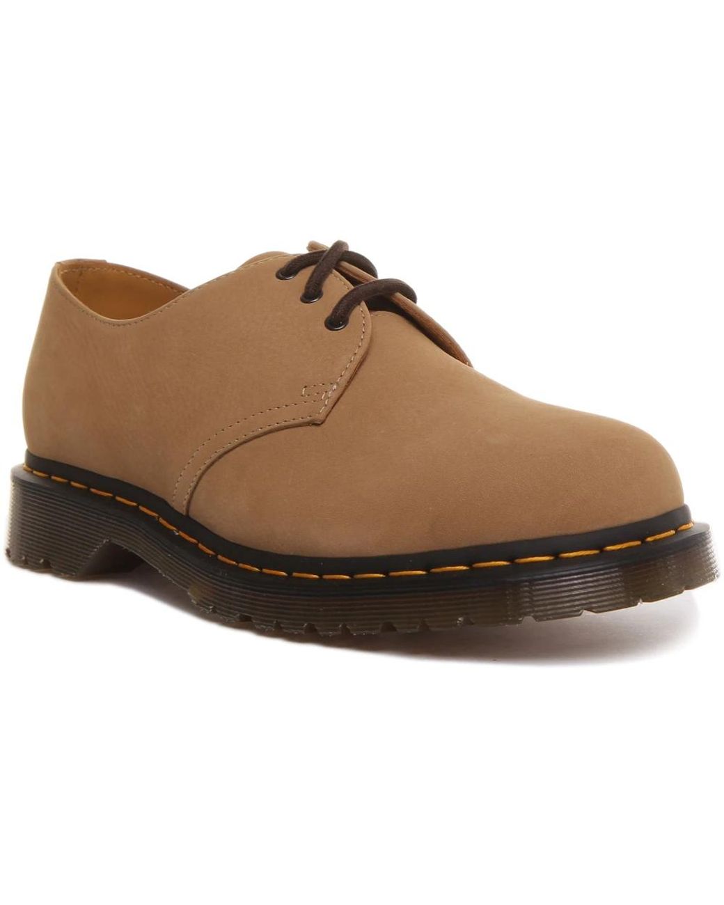 Dr. Martens Brown Laced Shoes for men