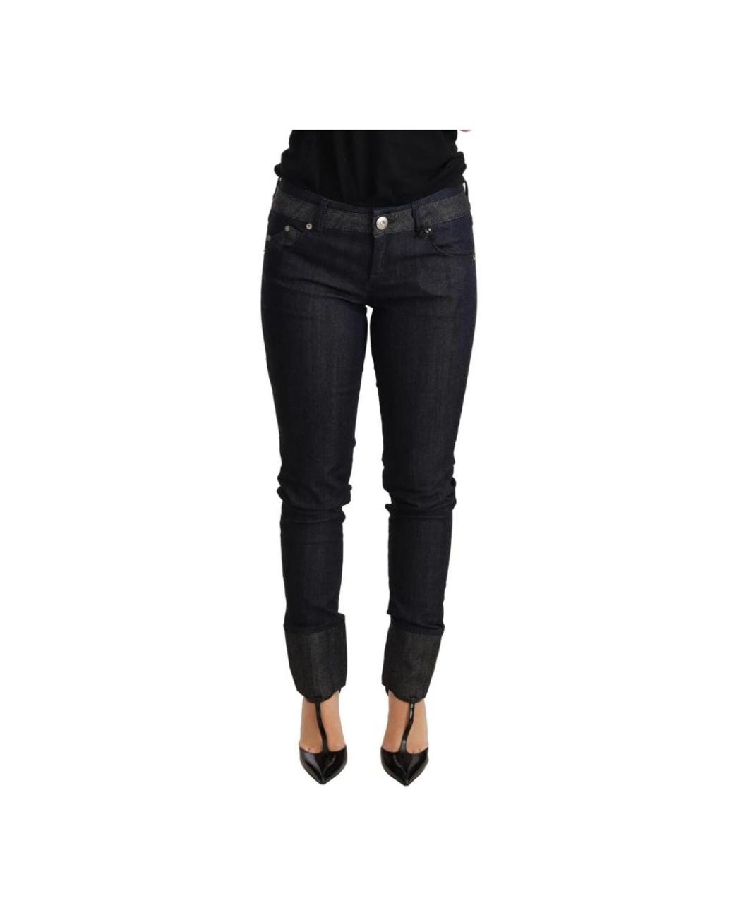 Ermanno Scervino Black Slim Fit Jeans