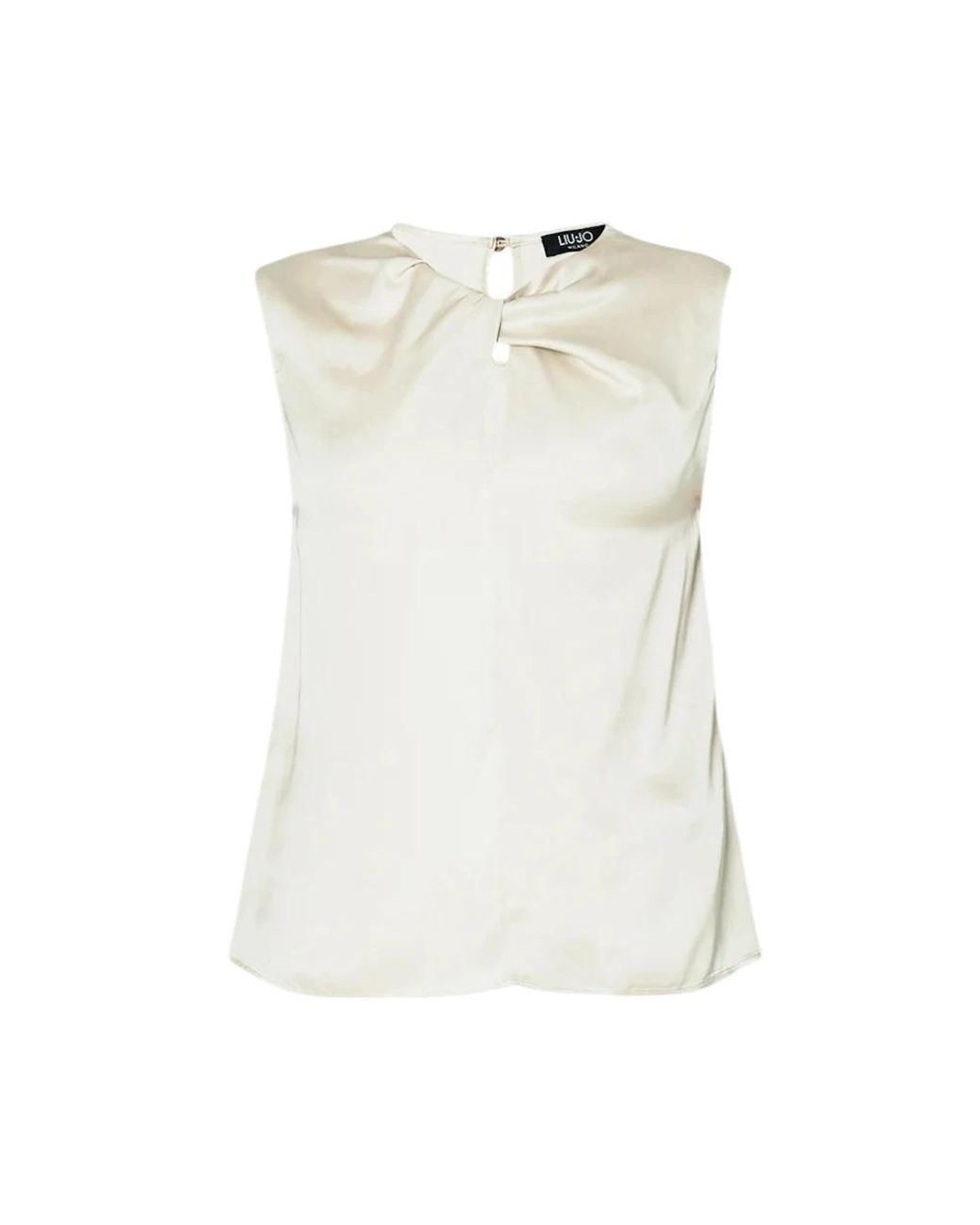 Liu Jo White Sleeveless Tops