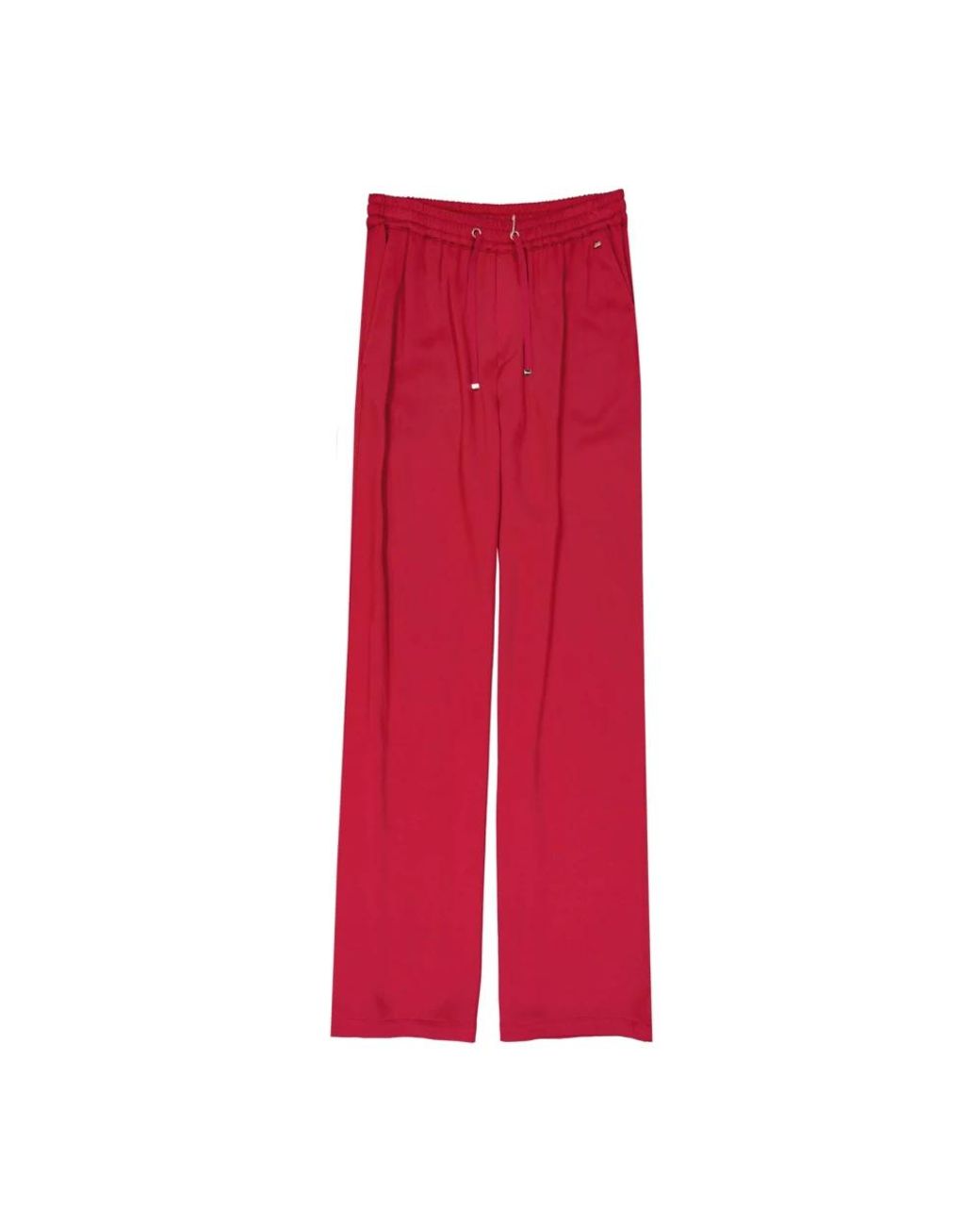 Herno Acetaat Casual Broek in het Red