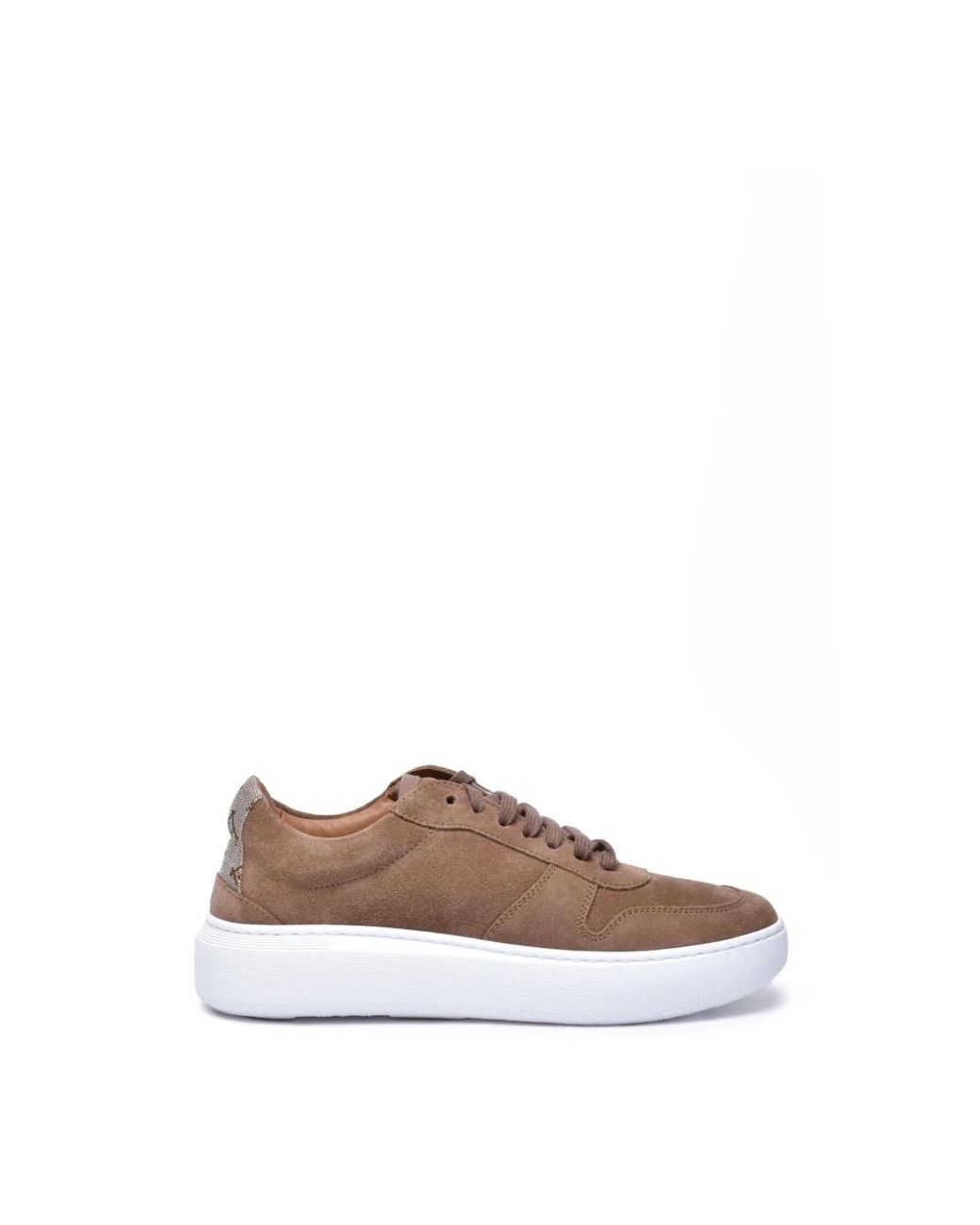 Herno Schoenen ,Bruin ,Leer Sneakers in het Brown