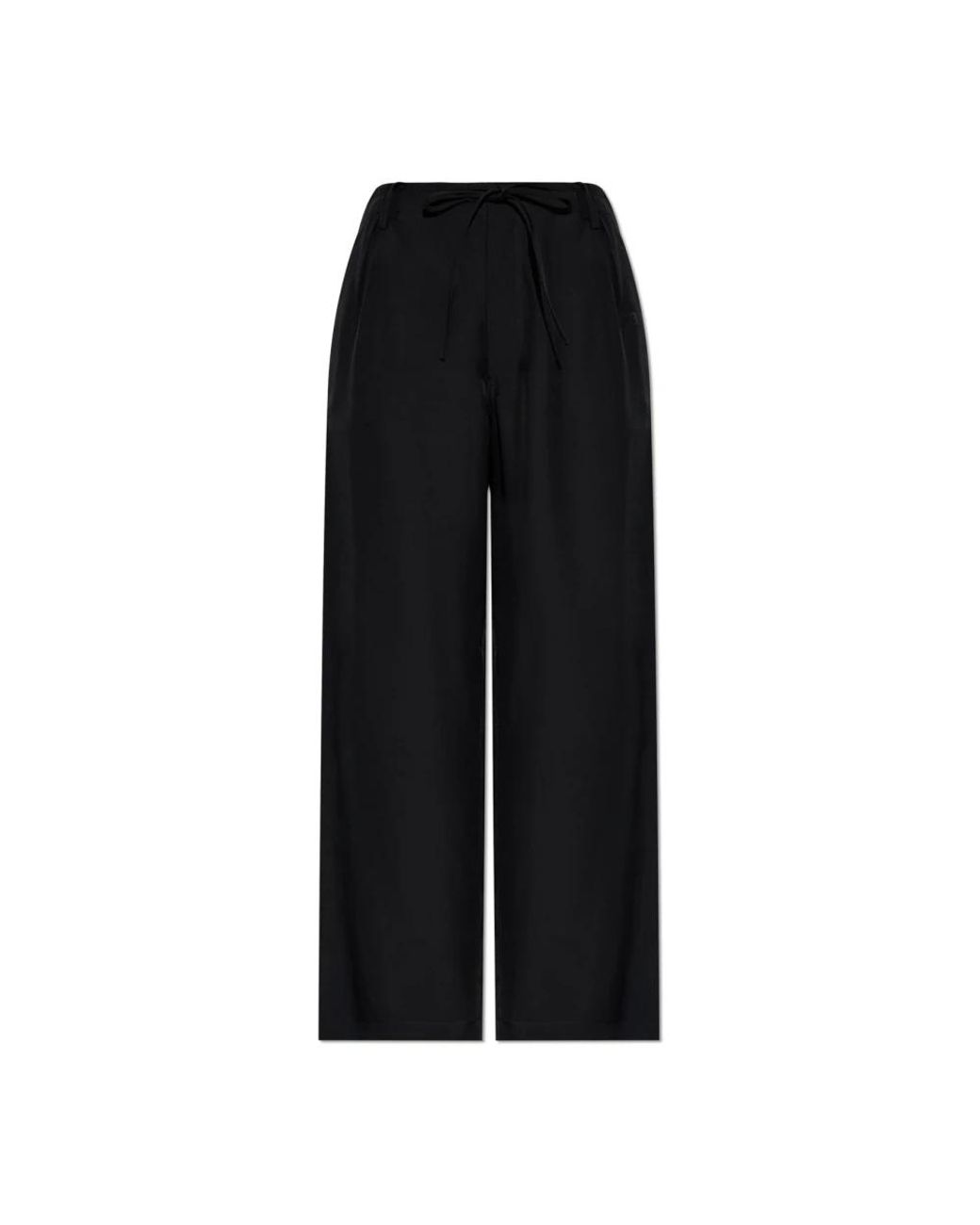 Y-3 Black Straight Trousers