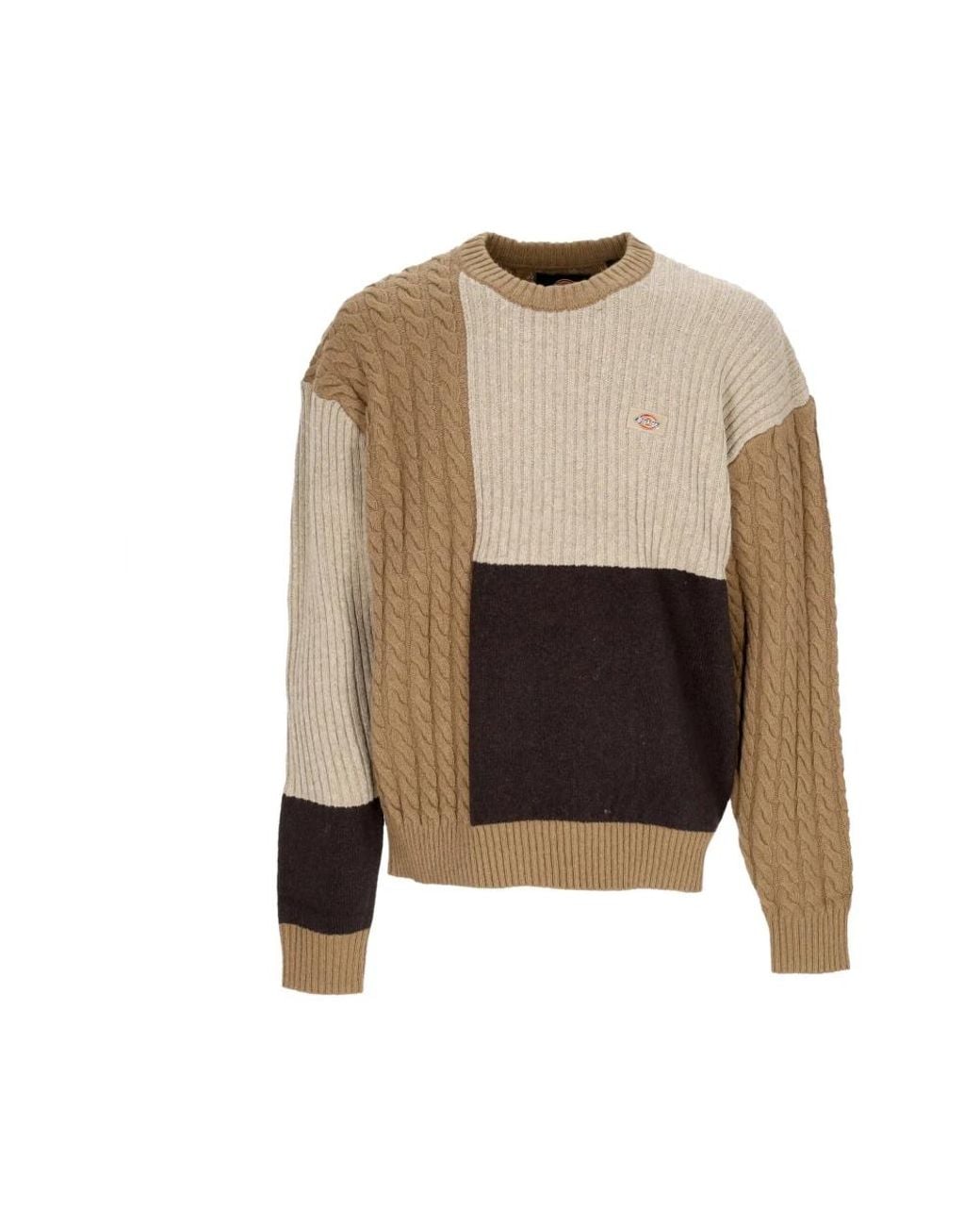 Dickies Natural Lucas Patchwork Sweater Sweater for men