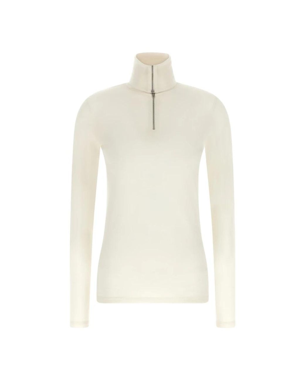 Jil Sander White Turtlenecks