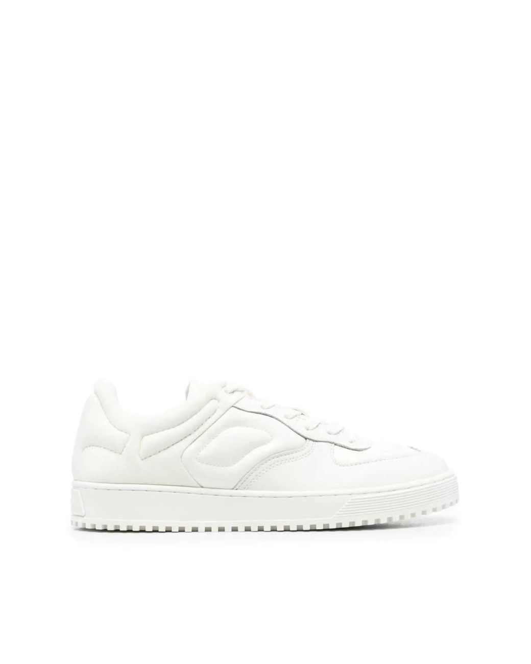 Emporio Armani White Trainers With Cow Leather Construction for men