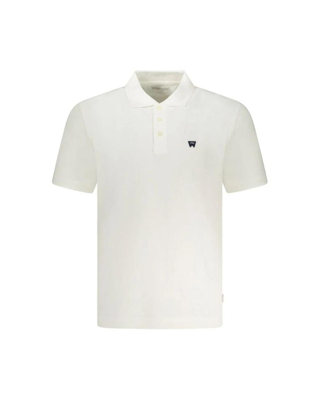 Wrangler Tops ,Wit ,Katoen Wit Poloshirt Met Klassieke Stijl in het White voor heren