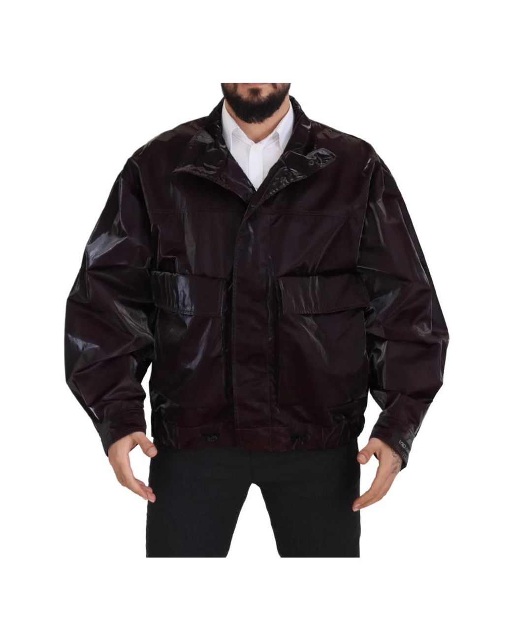Dolce & Gabbana Black Light Jackets for men